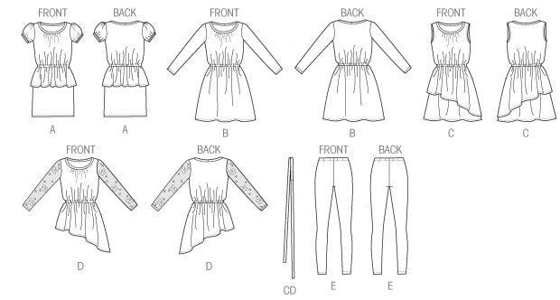 Girls'/girls' Plus Dresses Tunic Belt and Leggings | Etsy