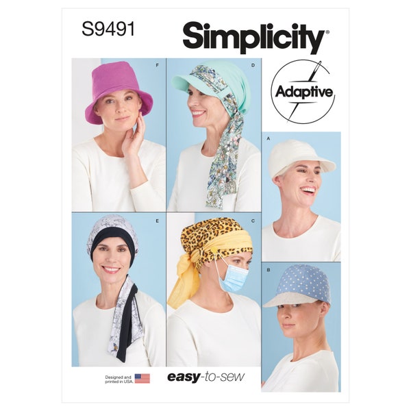 Chemo Head Coverings Simplicity Sewing Pattern S9491
