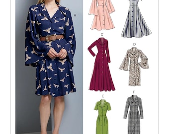 Misses Dress Vogue Sewing Pattern V9345 Uncut, FF