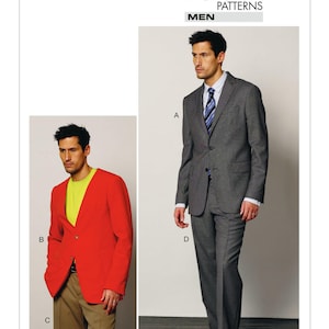 Vogue Sewing Pattern V8890 Men's Suit Jackets, Shorts and