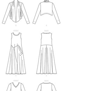 Misses' Shrug and Dress Vogue Sewing Pattern V9358 - Etsy