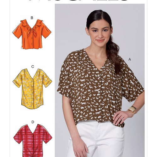 Misses' Tops Mccall's Sewing Pattern M8040 - Etsy