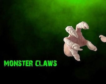 Monster Claws  - Foam Latex Prosthetic (UNPAINTED)