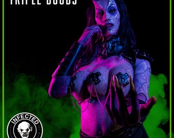 Triple Boobs Chest - Foam Latex Prosthetic