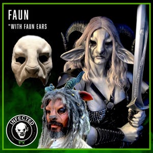 Faun - Foam Latex Prosthetic (UNPAINTED)