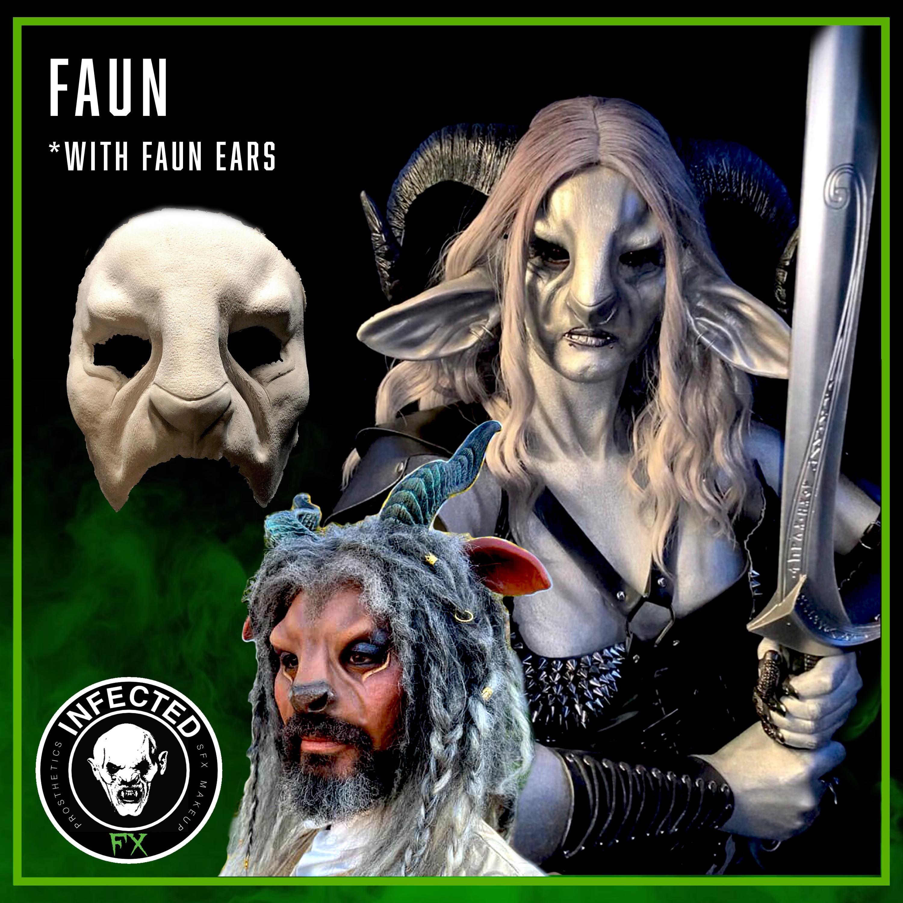 Faun - Foam Latex Prosthetic (UNPAINTED)