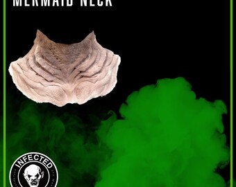 Mermaid Neck - Foam Latex Prosthetic (UNPAINTED)