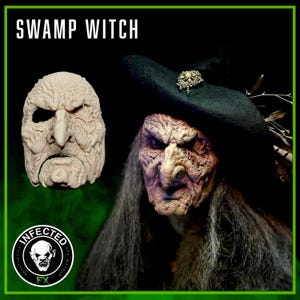 Swamp Witch - Foam Latex Prosthetic (UNPAINTED)