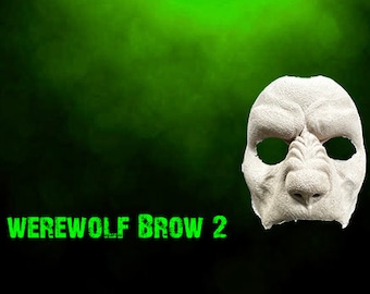 Werewolf Brow 2- Foam Latex Prosthetic (UNPAINTED)