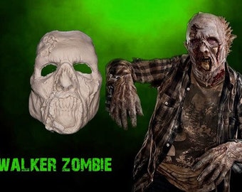 Walker Zombie - Foam Latex Prosthetic (UNPAINTED)