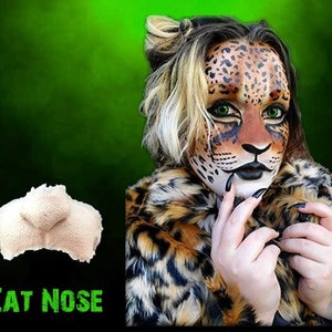 Cat / Faun Nose - Foam Latex Prosthetic (UNPAINTED)