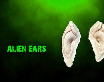 Alien Ears - Foam Latex Prosthetic Ear Tips (UNPAINTED)