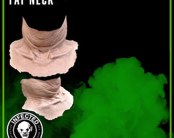 Fat Neck - Foam Latex Prosthetic (UNPAINTED)