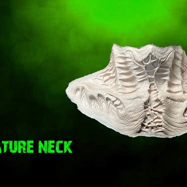 Creature Neck - Foam Latex Prosthetic (UNPAINTED)