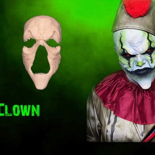 Deluxe Foam Latex Special FX Clown Prosthetic Adult Red