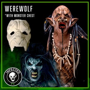 Werewolf - Foam Latex Prosthetic (UNPAINTED)