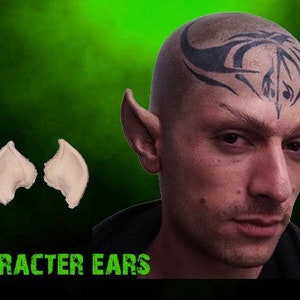 Character Ears - Foam Latex Prosthetics (UNPAINTED)