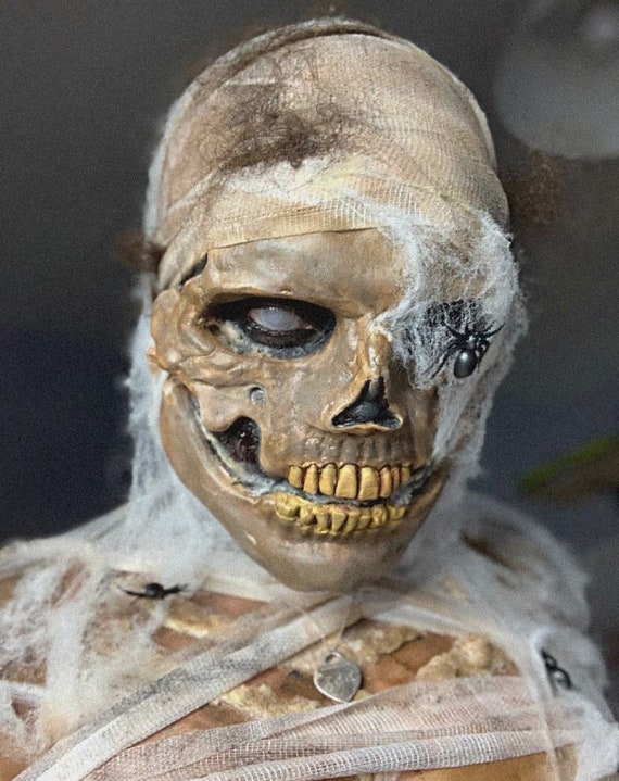 Foam Latex Skeleton Face Prosthetic Adult White Foam Latex Skeleton Face Prosthetic Adult White