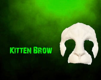 Kitten Brow - Foam Latex Prosthetic (UNPAINTED)