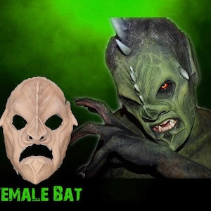 Female Bat / Siren - Foam Latex Prosthetic (UNPAINTED)