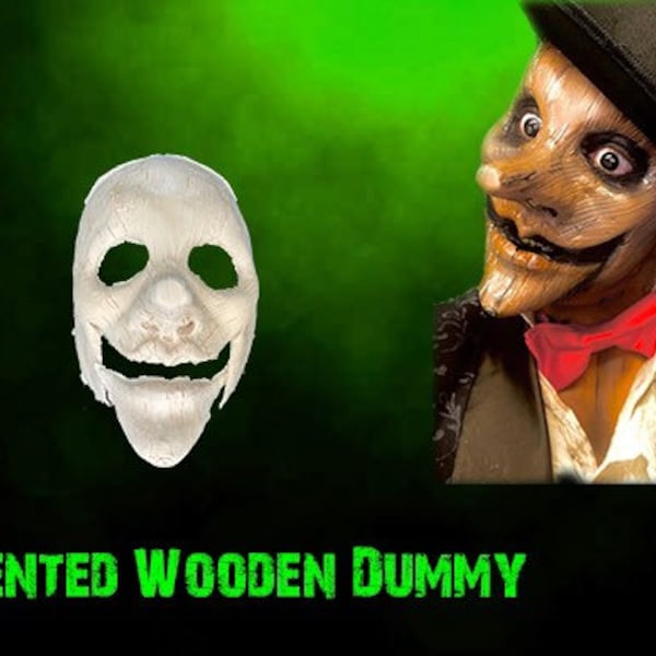Demented Wooden Dummy - Foam Latex Prosthetic (UNPAINTED)