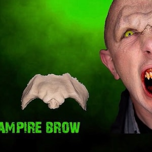 Vampire Brow -  Foam Latex Prosthetic (UNPAINTED)