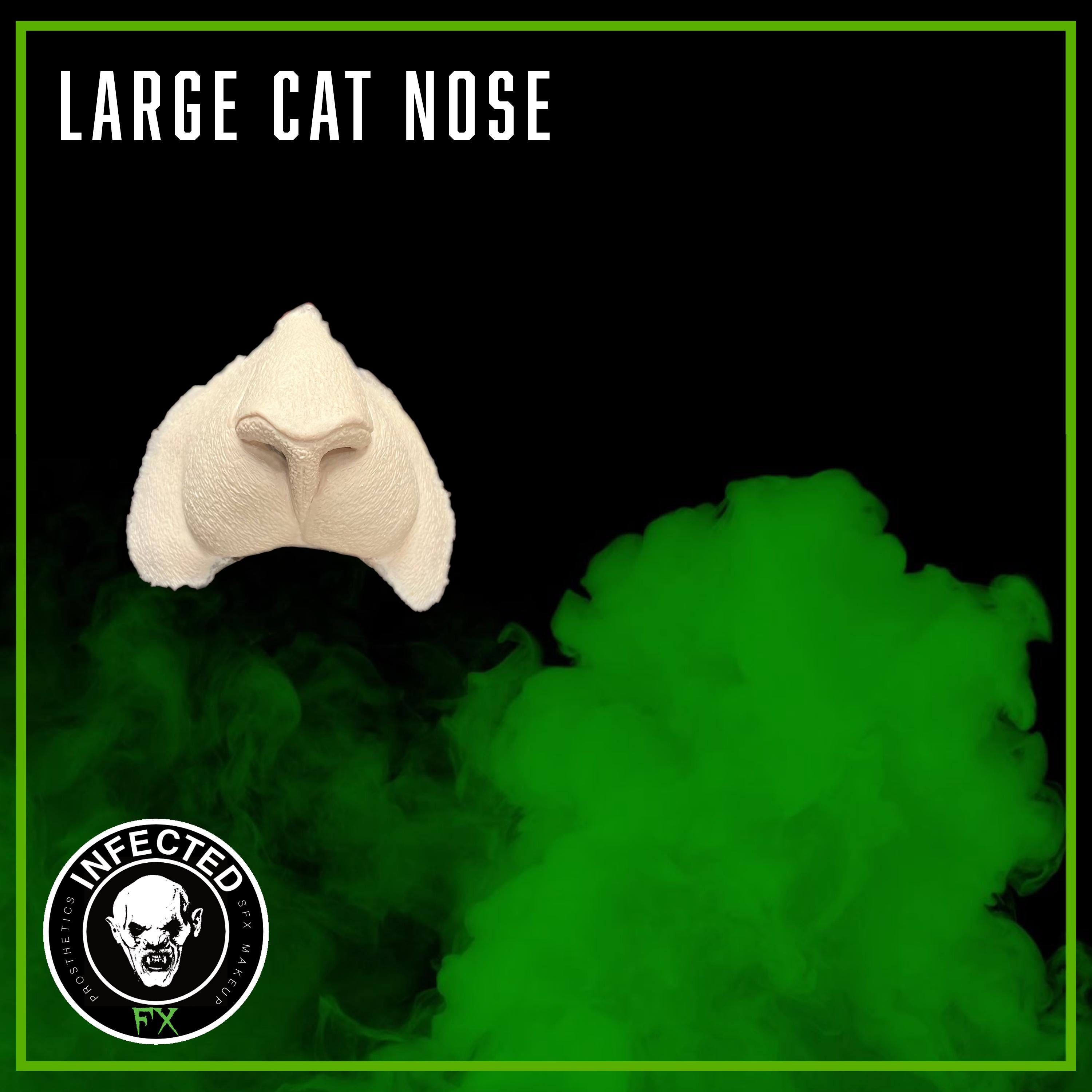 Large Cat Nose - Foam Latex Prosthetic (UNPAINTED)