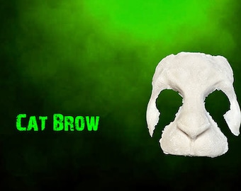 Cat Brow - Foam Latex Prosthetic (UNPAINTED)