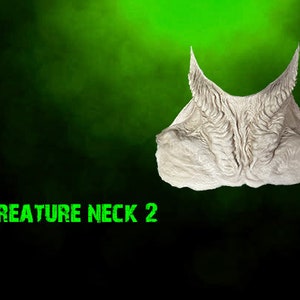 Creature Neck #2 - Foam Latex Prosthetic (UNPAINTED)