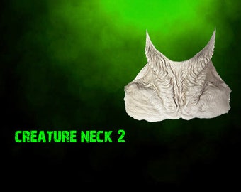 Creature Neck #2 - Foam Latex Prosthetic (UNPAINTED)