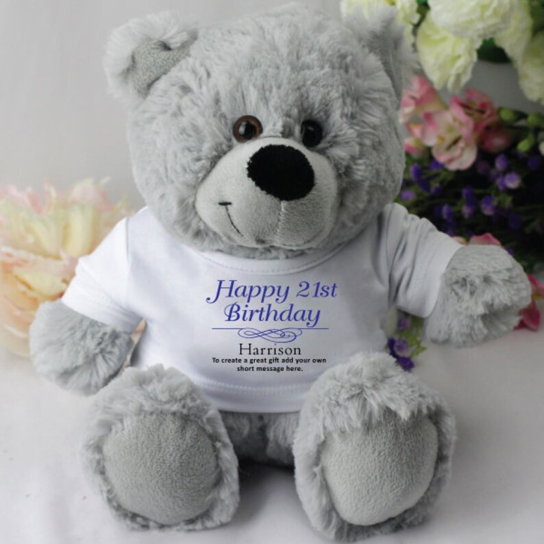 21st birthday teddy bears
