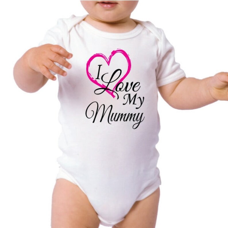 Personalised I Love My Mum Bodysuit