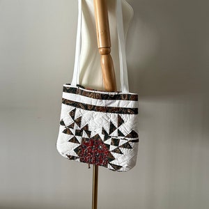 Vintage Quilt Bag - Boho Tote Bag - Quilted Purse Bag - Vintage Quilt Tote - Patchwork Quilt Purse  Bag