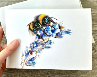 Bumblebee Greeting Cards 4 Pk Boxed Set