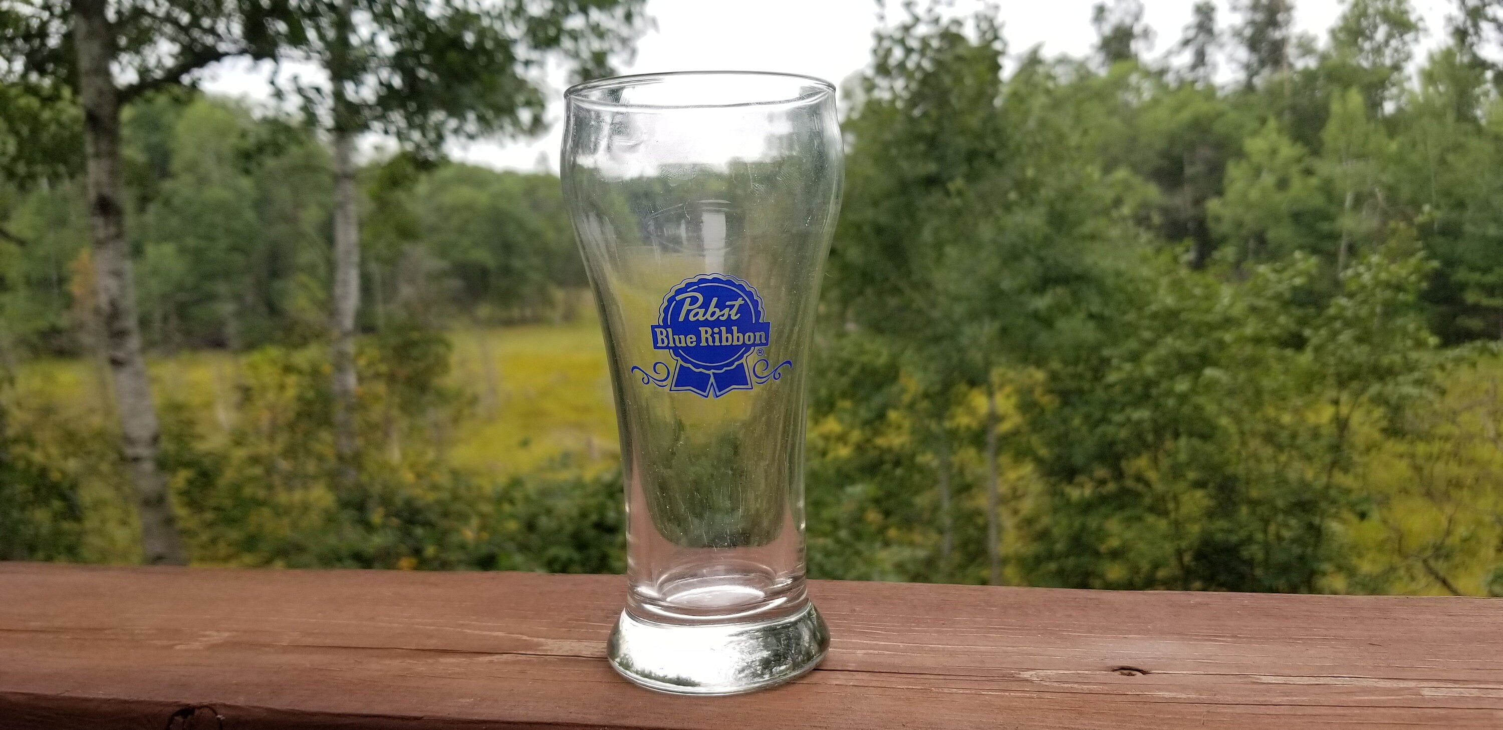 Pabst Beer Glass Reg US Pat Off Height  4-5/8" 