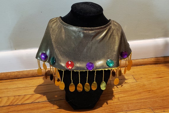 Vintage, Hand Made Collar, jester collar, gypsy co
