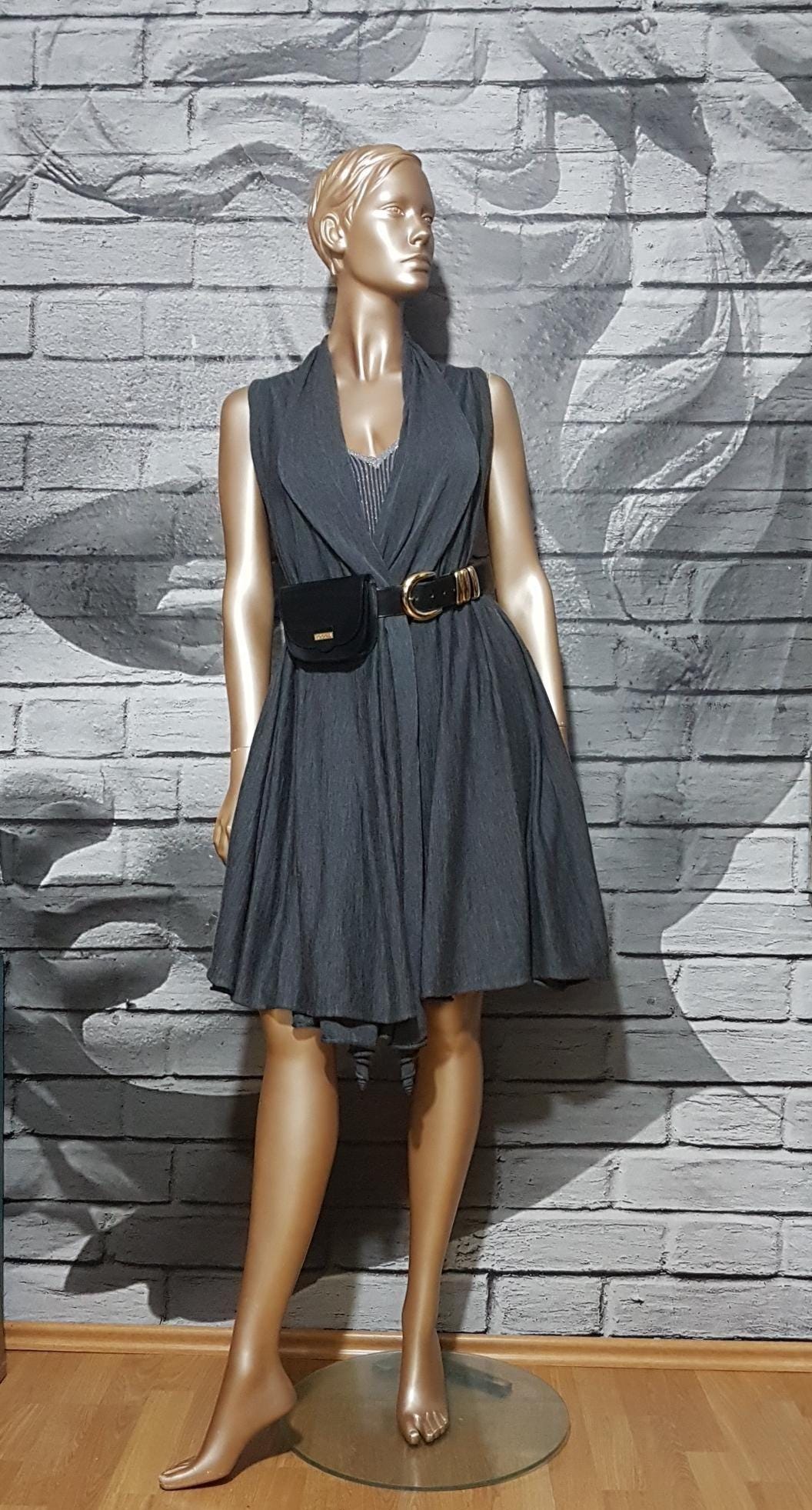 ワイズ 半袖シャツドレス HOUNDSTOOTH  SHIRT DRESS 2024ss YN-D22-225 レディース SIZE 2 Y’s 中古 NWT J.Crew $198 Tie-waist shirtdress in lightweight chino