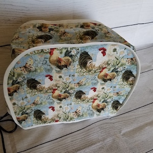 Toaster Cover- 2 slice toaster cover - roaster toaster cover - flower toaster cover - country toaster cover