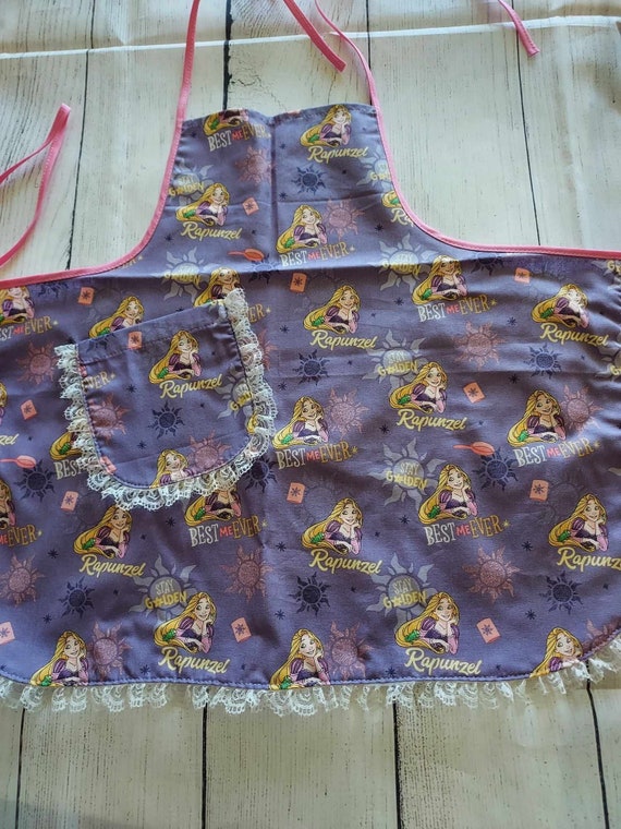 Tangled Apron Tangled Kids Apron Repunzel Apron Etsy
