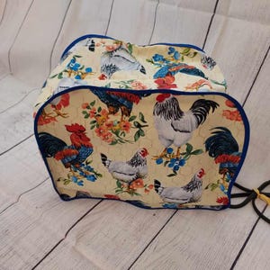 Rooster Toaster Cover - 2 slice toaster - Appliance cover