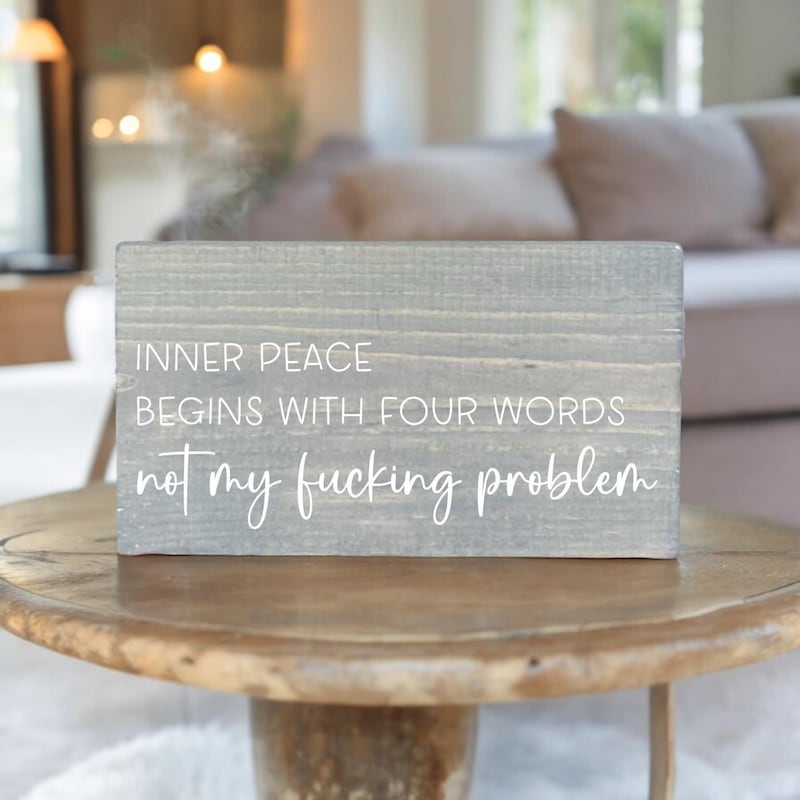 Not My Sign Sign Not My Problem Sign - Etsy