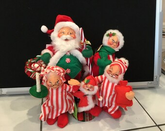 annalee santa and mrs claus dolls