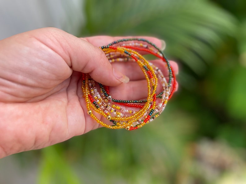 Fall Jewelry Elastic Beaded Stretch Bracelets Miyuki Beads Etsy