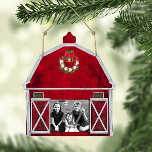 Photo Barn ornament