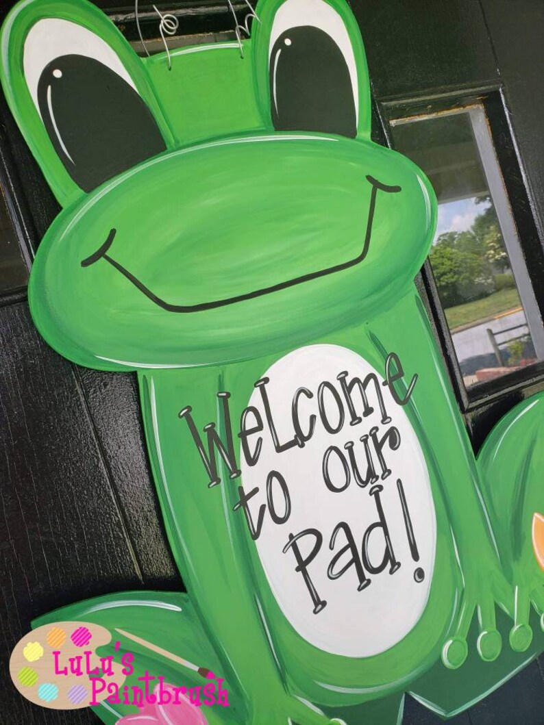 FrogFrogsLily PadWood Etsy