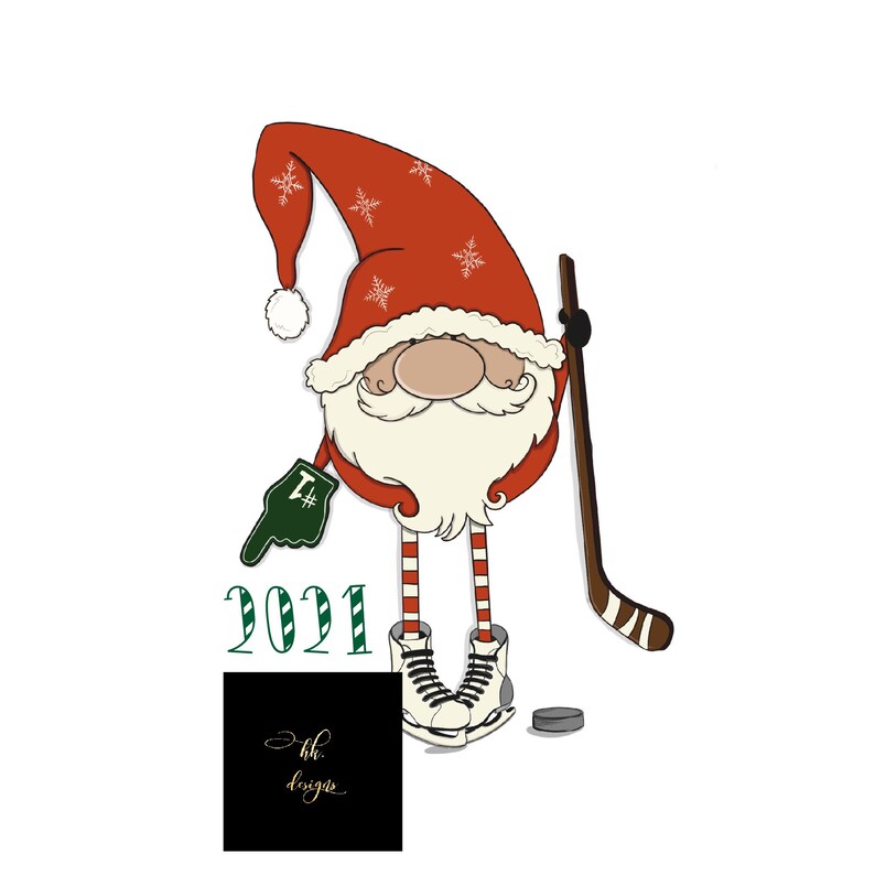 Hockey Christmas Bundle 2021 PNG Digital Download Files | Etsy