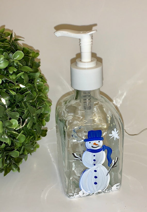 Snowman soap dispenser online