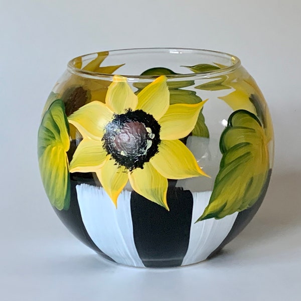 Sunflower Vase Etsy
