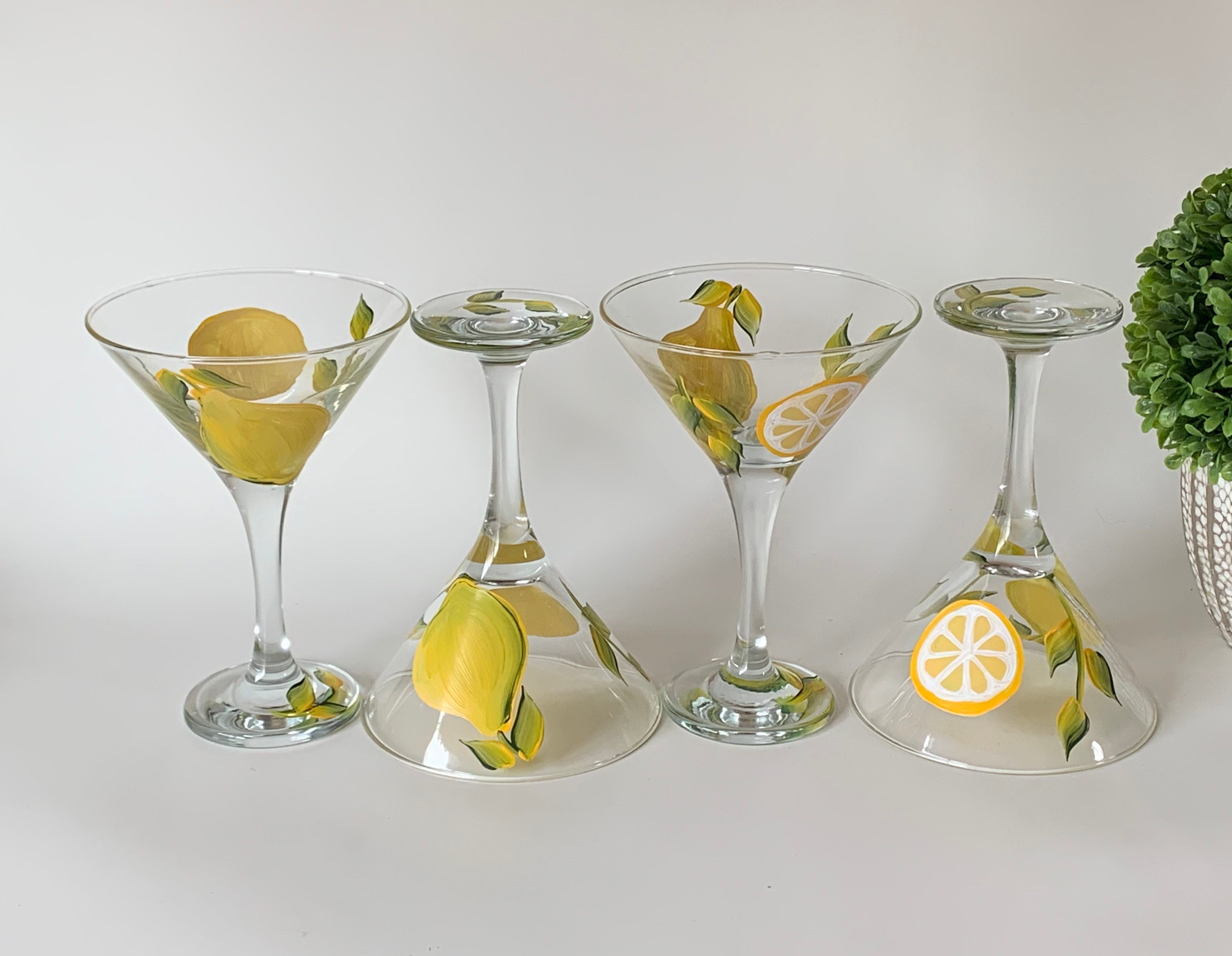 Lemon Drop Lolita Cocktail Glass