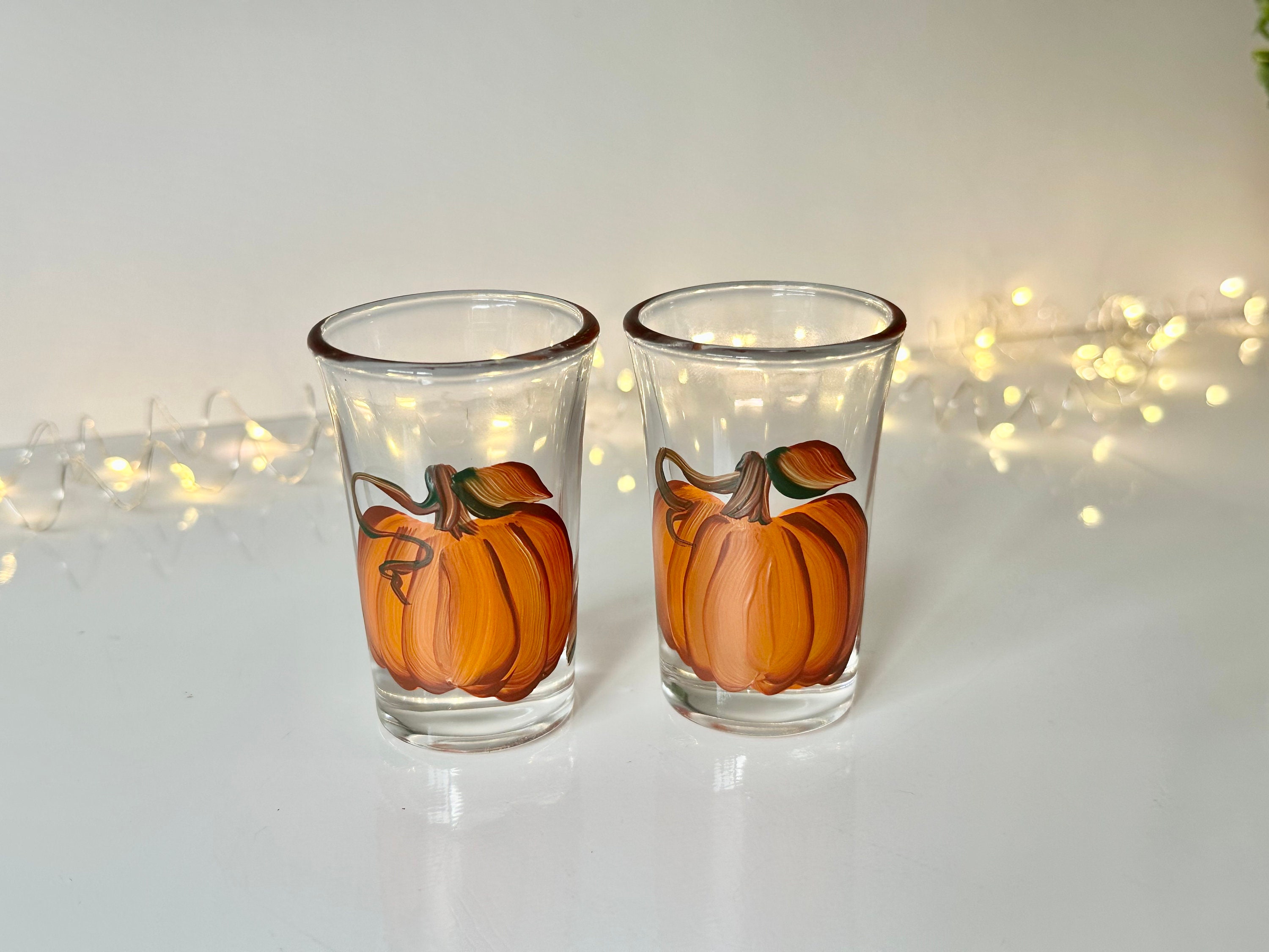 Ghost and Pumpkin Glass Cup with Bamboo Lid and Straw – Mrs Pretty